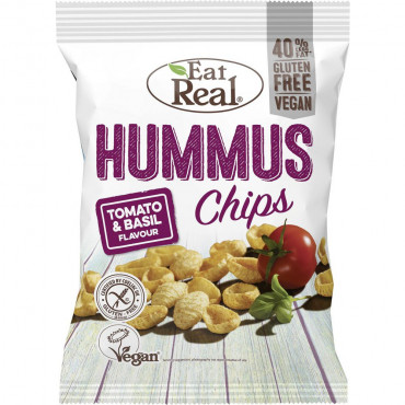 Hummus Chips Tomato & Basil 135g