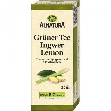 Bio Grüner Tee, Ingwer Lemon