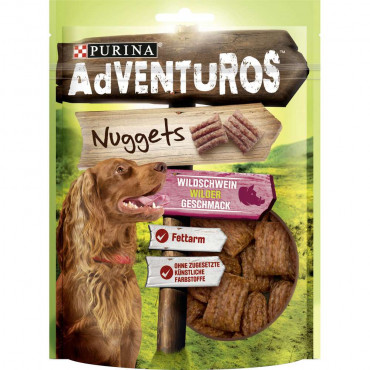Hunde-Snack Adventuros Nuggets, Wildschwein