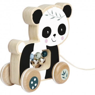 EH Nachziehtier Panda Holz Spielzeug