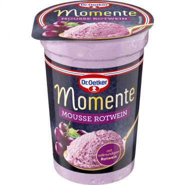 Rotwein-Mousse