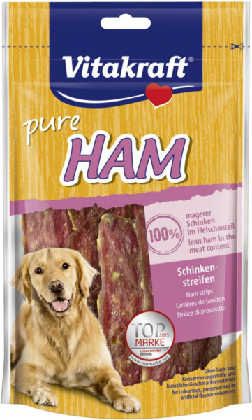 Hunde Snack "Pure Ham" (8 x 80 Gramm)
