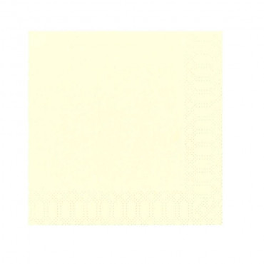 Bio Tissue-Servietten Cream, 24 x 24 cm, 3-lagig