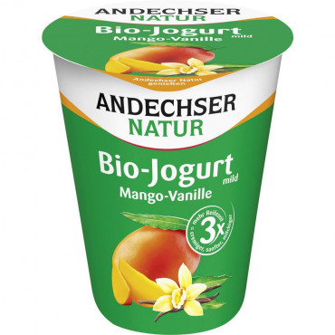 Bio-Jogurt mild, Mango/Vanille