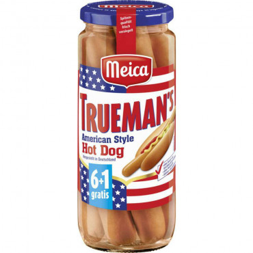 Truemans American Style Hot Dog Würstchen