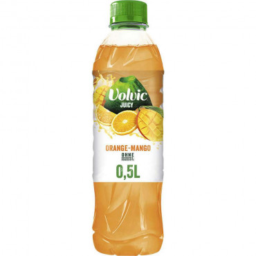 Wasser mit Geschmack Juicy, Orange-Mango-Geschmack