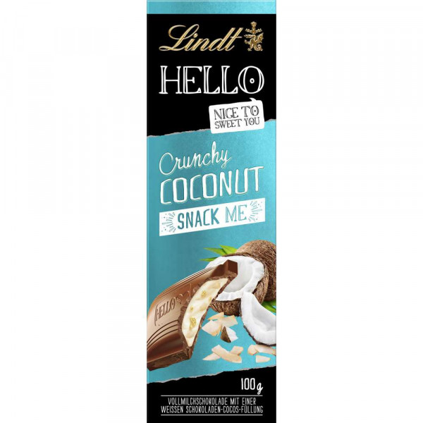 Tafelschokolade Hello, Crunchy Coconut