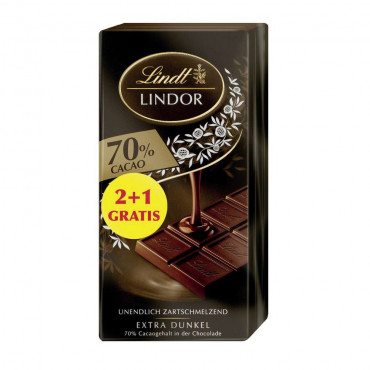 Schokolade extra dunkel 3er