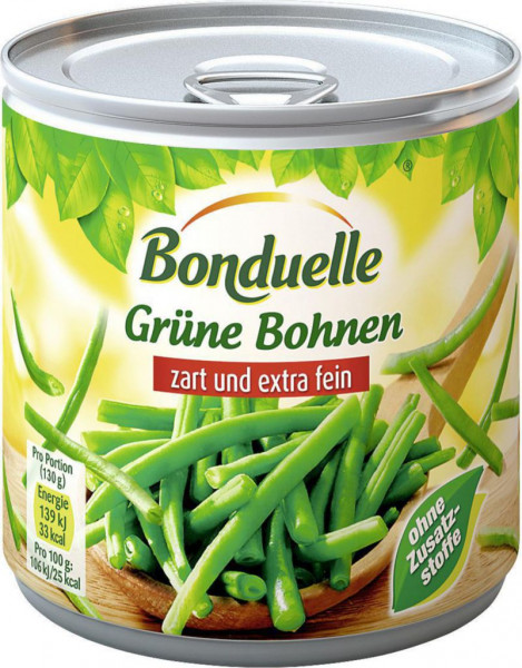 Grüne Bohnen, zart & extra fein (12 x 0.22 Kilogramm)