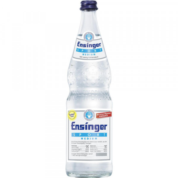 Sport Mineralwasser, Medium