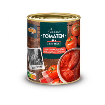 Geschälte Tomaten, ganz, in Tomatensaft