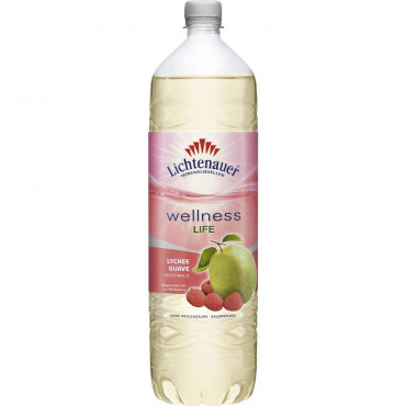 Wasser mit Geschmack Wellness Life, Lychee-Guave-Geschmack