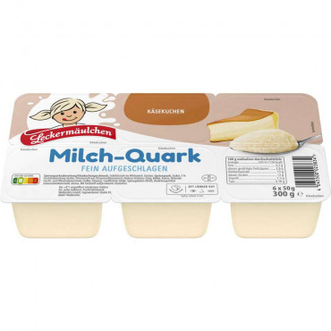 Milchquark Minis, Käsekuchen 6 x 50g