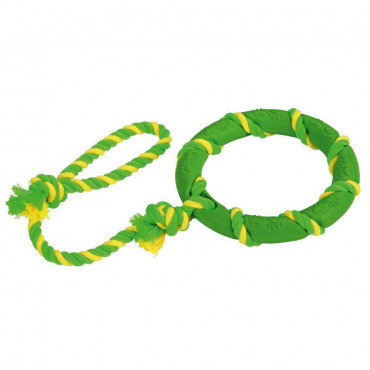 Hundespielzeug Ring am Seil, 47cm