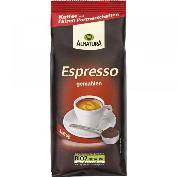 Bio Espresso, gemahlen