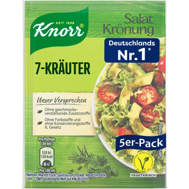 Salat Krönung, 7 Kräuter