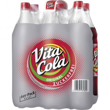 Cola, Original, ohne Zucker (6x 1,500 Liter)