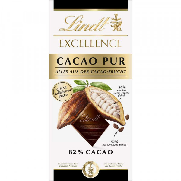 Tafelschokolade, Excellence, Cacao Pur 82 %