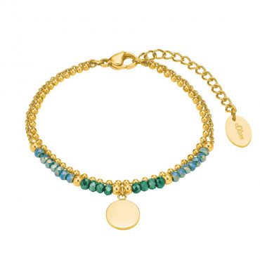 Damen Armband aus Edelstahl, vergoldet (4056867023726)