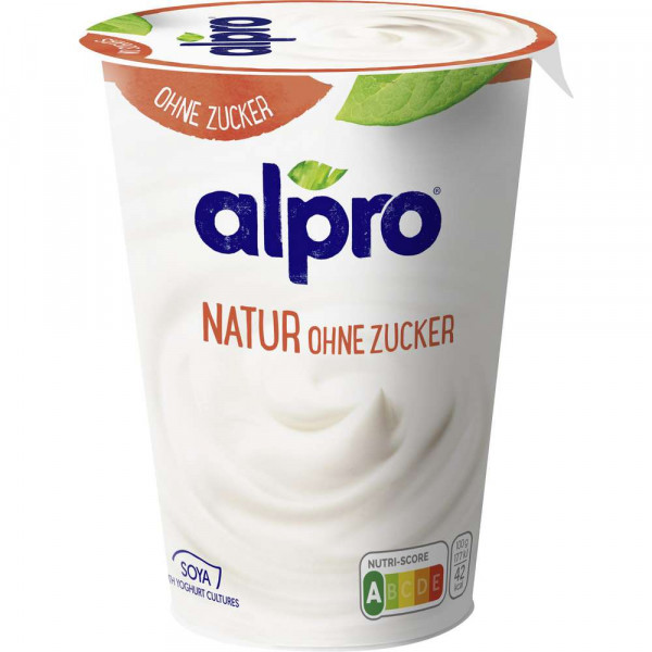 Soja-Joghurtalternative, Natur ungesüßt