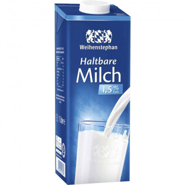 H-Milch, 1,5% Fett