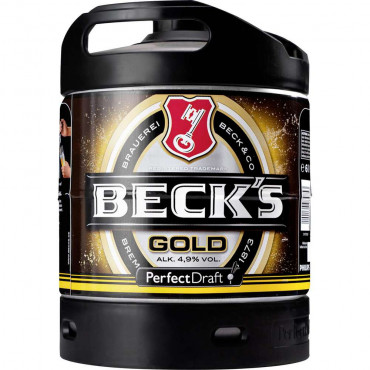 Bier Gold Perfect Draft, Partyfass 4,9 %