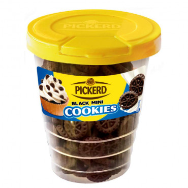 Kuchen Deko Black Mini-Cookies