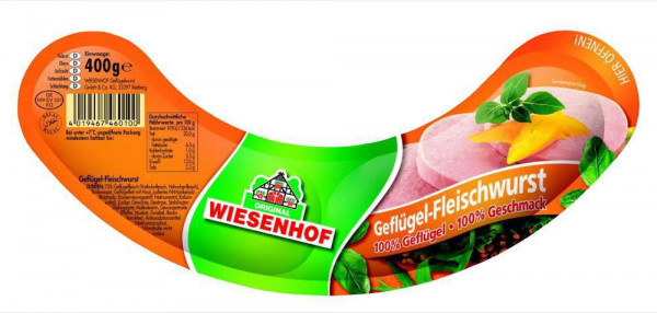 Geflügel-Fleischwurst (10 x 400 Gramm)