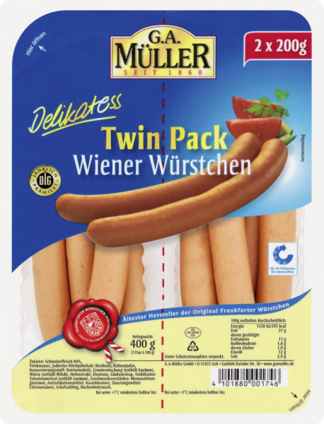 Wiener Würstchen (8 x 400 Gramm)