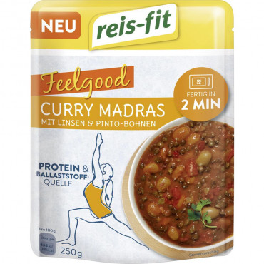 Curry-Madras, Linsen & Pinto-Bohnen