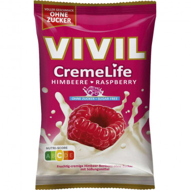 Creme Life Classic Bonbons Himbeer, ohne Zucker