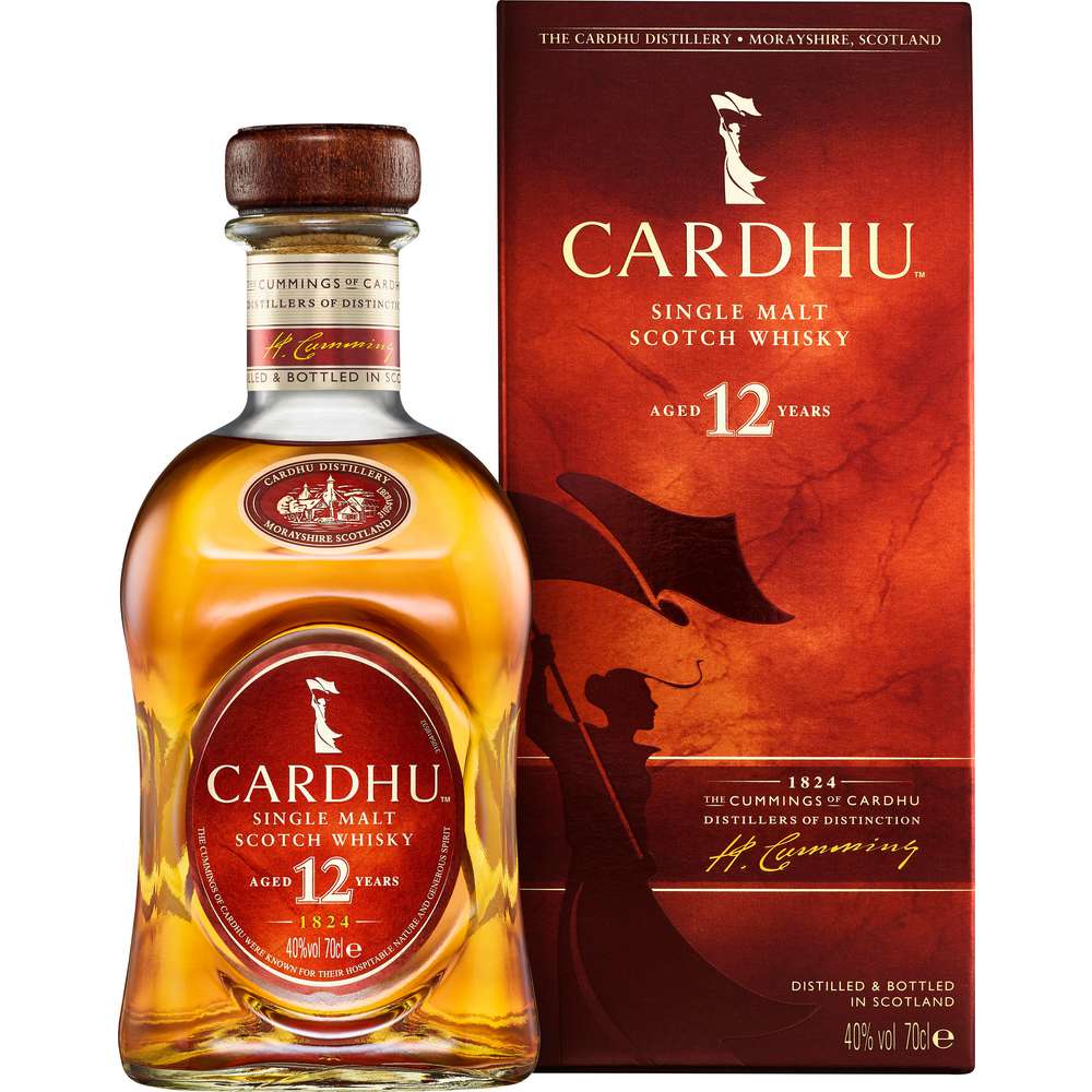 Single Malt Whisky 12 Jahre 40% von Cardhu ⮞ Globus