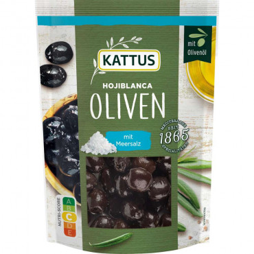 Oliven mit Meersalz