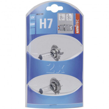 H7 Halogen 12V 55W 2x