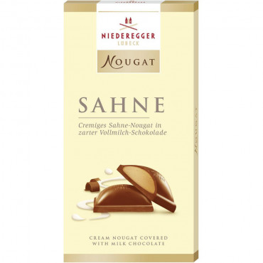 Tafelschokolade, Nougat/Sahne