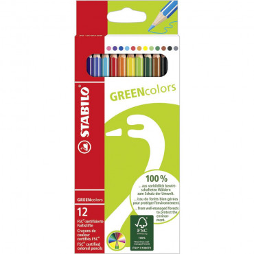 Buntstift GREENcolors, 12er Pack