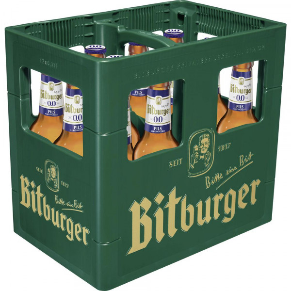 Pilsener Bier 0,0%, alkoholfrei(12 x 0.33 Liter)