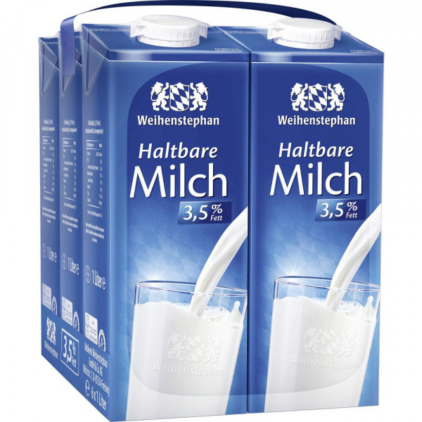 H-Milch, 3,5% Fett (6 x 6 Liter)