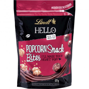 Hello Schoko-Snack Bites, Popcorn
