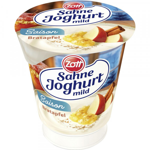 Sahnejoghurt, Bratapfel