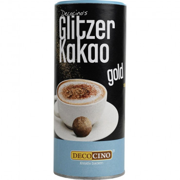 Glitzer Kakao, gold