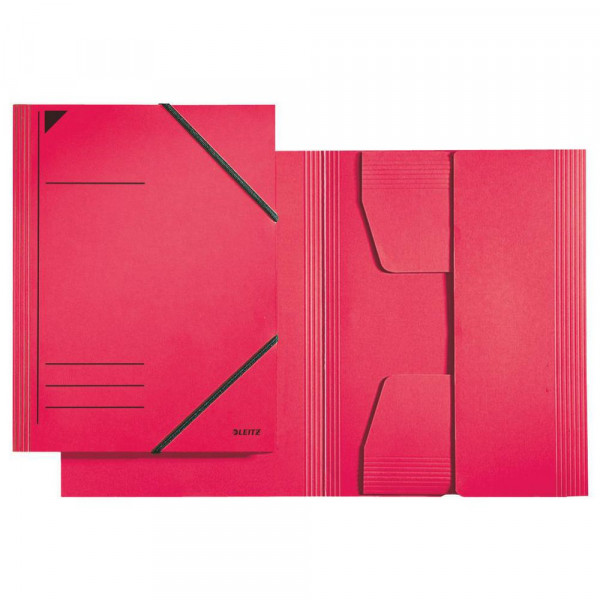 Eckspannermappe, A4, Rot, für bis zu 250 Blatt