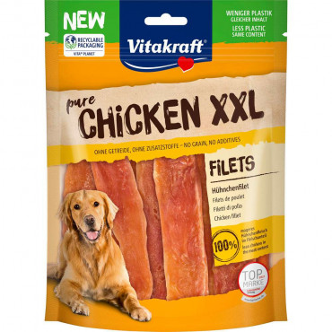 Hunde-Snack Kaustangen, XXL Chicken-Filets