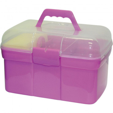 Putzbox befüllt für Kinder, rosa