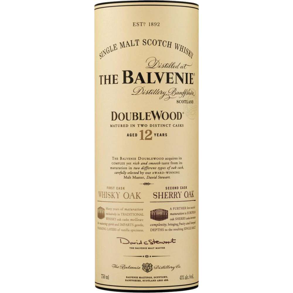 Double Wood Single Malt Whisky 12 Jahre 40% von The Balvenie