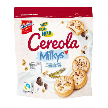 Gebäck mit Milchcremefüllung, Cereola Milkys