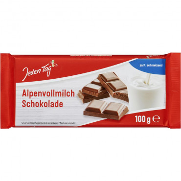 Tafelschokolade, Alpenvollmilch