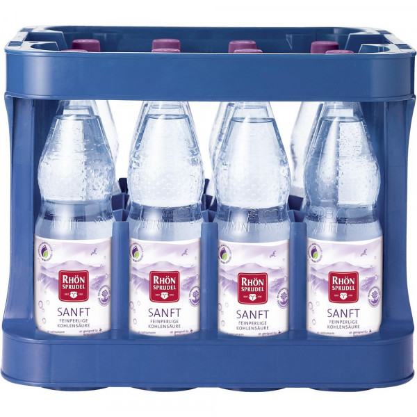 Mineralwasser, Sanft (12 x 1 Liter)