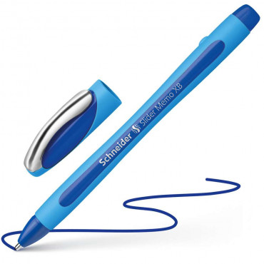 Kugelschreiber Sider Memo extra breit, blau