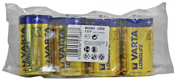 Longlife Batterien Extra Mono/D/LR20 1,5 V